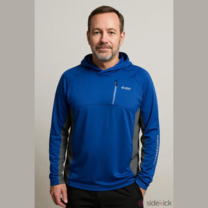 Magellan Outdoors Pro Angler Hoodie Blue Gray 2XL